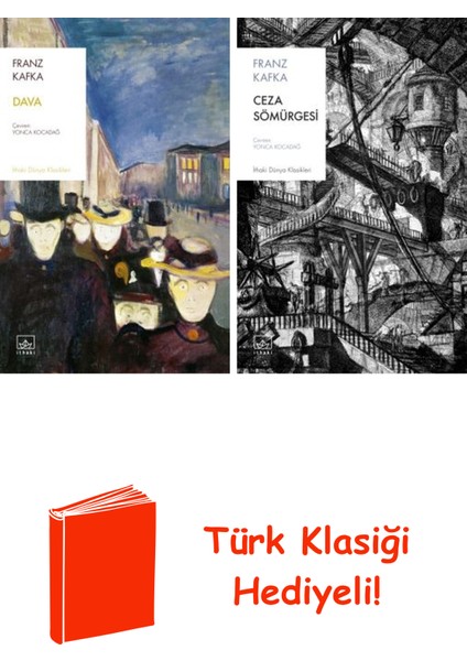 Franz Kafka 2 Kitap Seti + Türk Klasiği Hediye