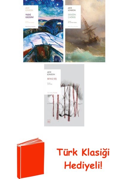 Jack London 3 Kitap Seti + Türk Klasiği Hediye