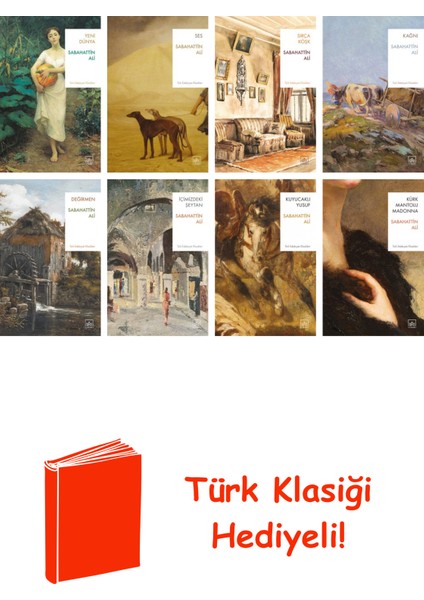 Sabahattin Ali 8 Kitap Seti + Türk Klasiği Hediye