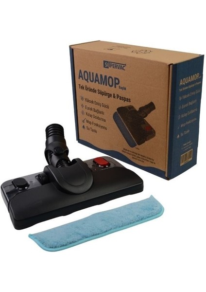Arnica Süpürgelere Uygun Aquamop Süpürge & Mop Dual Başlık fiyatları