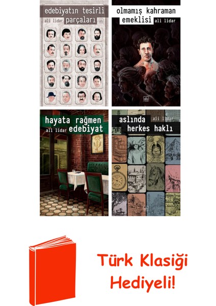 Ali Lidar 4 Kitap Seti + Türk Klasiği Hediye
