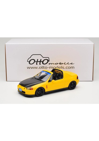1:18 Otto 1996 Honda Civic Del Sol Spoon Phoenix Yellow modelleri