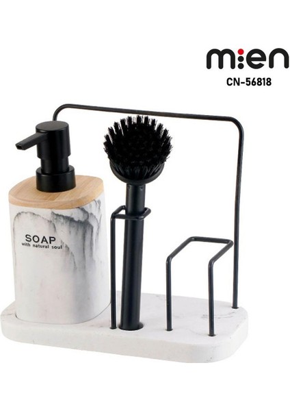 O/6 Polyresın Hazneli Sıvı Sabunluk Beyaz