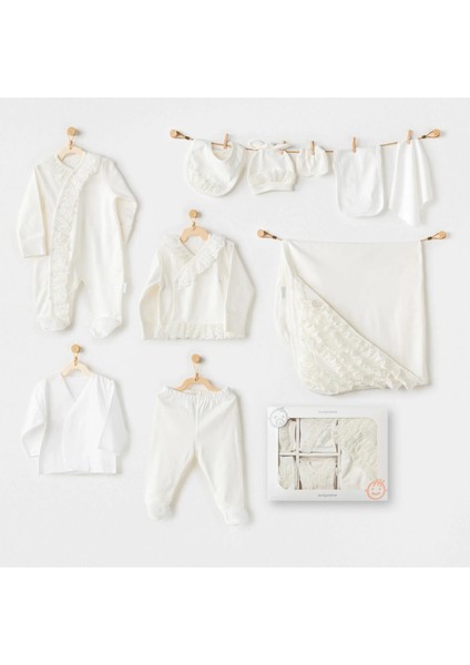 Newborn Chic Girl 10'lu Hastane Çıkışı Ekru