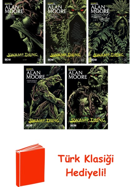 Alan Moore 5 Kitap Seti + Türk Klasiği Hediye