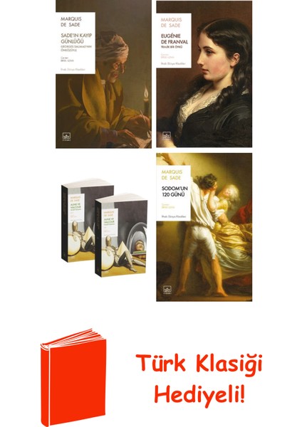 Marquis De Sade 4 Kitap Seti + Türk Klasiği Hediye