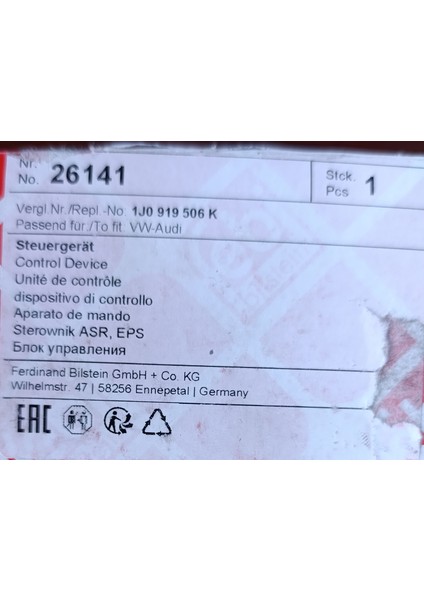 Klıma Fan Kontrol Ünıtesı Golf4, Bora, A3 Toledo / 97-04 / 1008800021 / Febı 26141 fırsatları