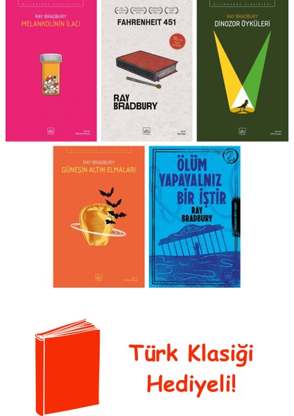 Ray Bradbury 5 Kitap Seti + Türk Klasiği Hediye