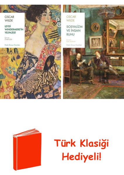 Oscar Wilde 2 Kitap Seti + Türk Klasiği Hediye