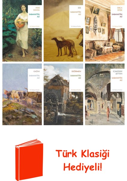 Sabahattin Ali 6 Kitap Seti + Türk Klasiği Hediye