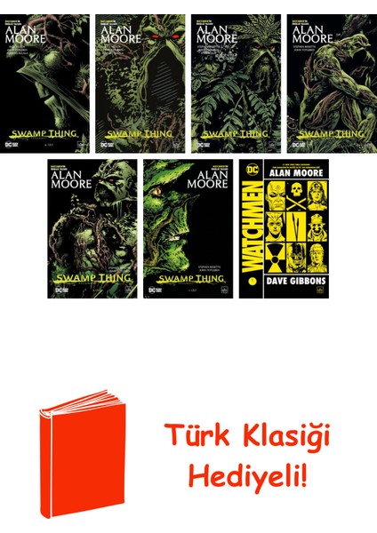Alan Moore 7 Kitap Seti + Türk Klasiği Hediye