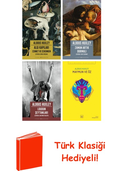 Aldous Huxley 4 Kitap Seti + Türk Klasiği Hediye