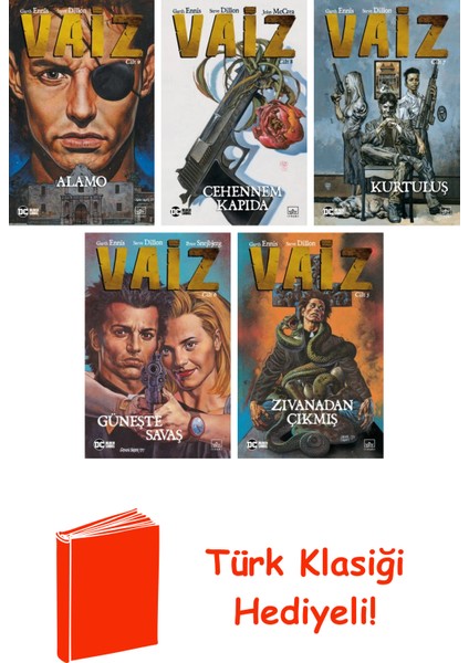 Garth Ennis 5 Kitap Seti + Türk Klasiği Hediye