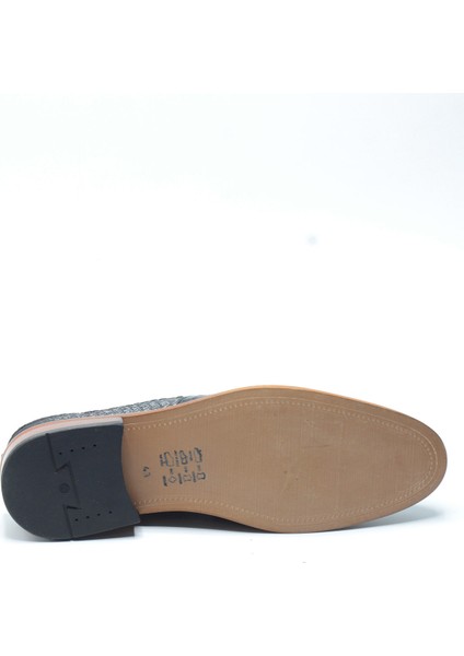 Siyah Hakiki Deri Tokalı Desenli Neolit Tabanlı Half Shoes Erkek Sabo Ayakkabı fırsatları