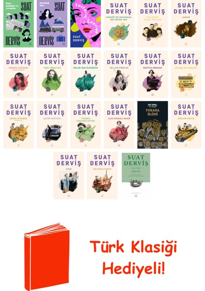 Suat Derviş 21 Kitap Seti + Türk Klasiği Hediye