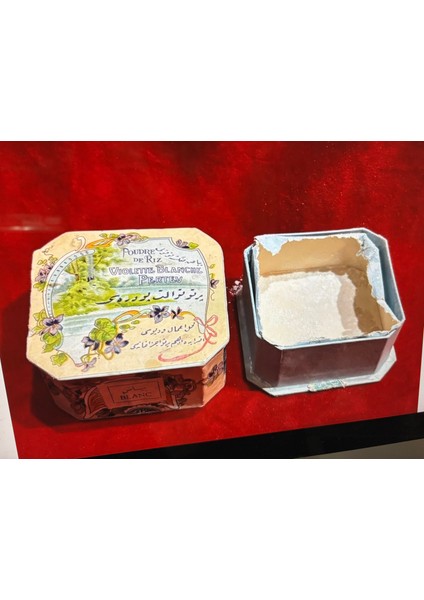 Pertev Violette Blanche Poudre - Osmanlı Dönemi Karton Pudra Kutusu - 7,5 cm x 7,5 cm x 4 modelleri