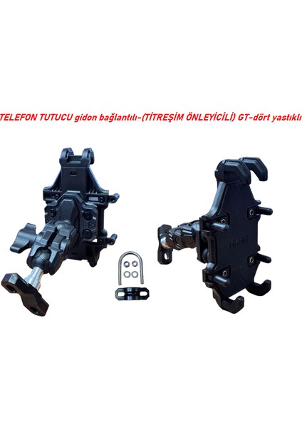 Telefon Tutucu Gidon Bağlantılı Titreşim Önleyecili