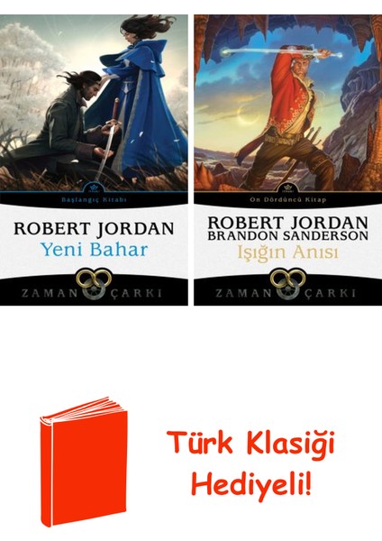 Robert Jordan 2 Kitap Seti + Türk Klasiği Hediye