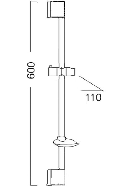 Sürgülü Duş Seti Siyah 6119B fiyatları