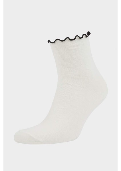 Kadın Kurdele 3'lü Pamuklu Soket Çorap (Ns) fırsatları