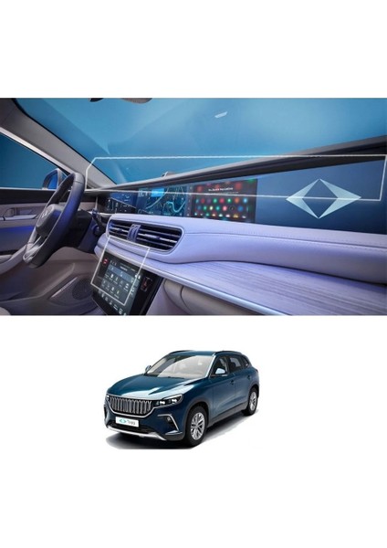 Togg T10F Gösterge Bilgi ve Kumanda Ekranları Uyumlu Set 9h Nano Ekran Koruyucu fiyatları