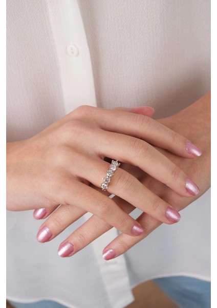 14 Ayar Altın Beştaş Yüzük 49