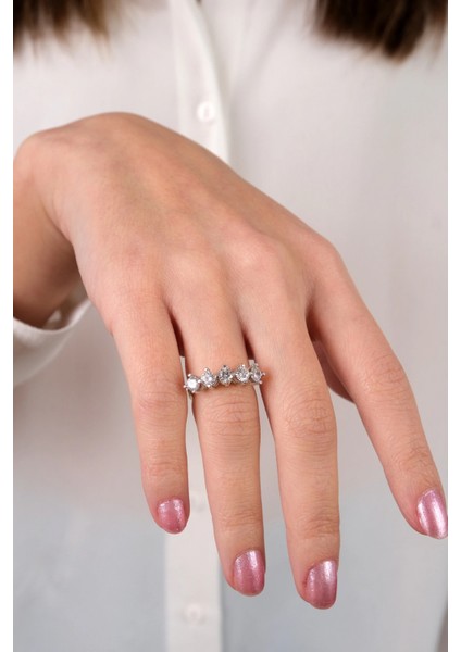 14 Ayar Altın Beştaş Yüzük 49 modelleri