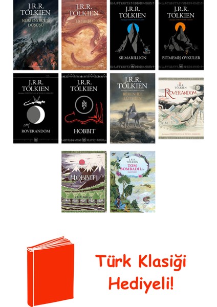 J.r.r. Tolkien 10 Kitap Seti + Türk Klasiği Hediye