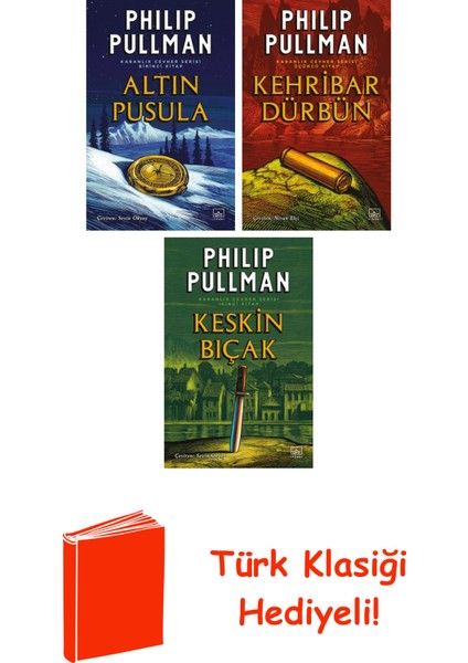 Philip Pullman 3 Kitap Seti + Türk Klasiği Hediye