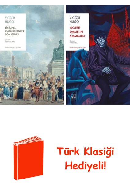 Victor Hugo 2 Kitap Seti + Türk Klasiği Hediye