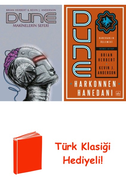 Brian Herbert 2 Kitap Seti + Türk Klasiği Hediye