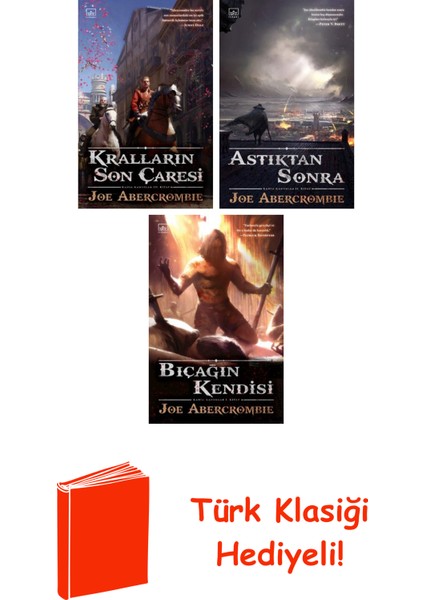 Joe Abercrombie 3 Kitap Seti + Türk Klasiği Hediye