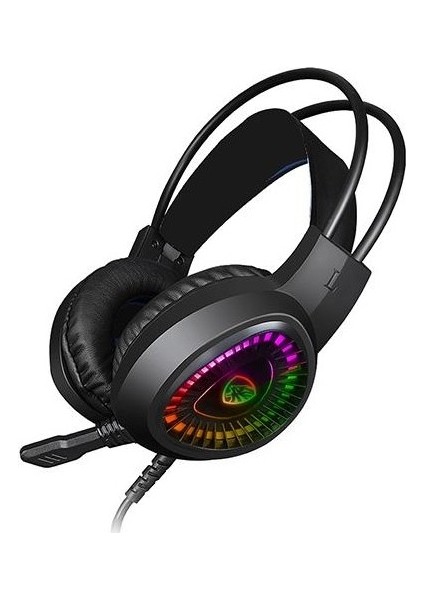 Hy-G3 Eagle 7.1 USB Surround Rgb Ledli Gaming Mikrofonlu Kulaklık Siyah