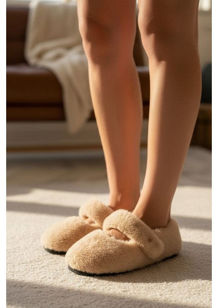 Peluş Kadın Ev Babeti Tüylü Yumuşak Taban Panduf modelleri