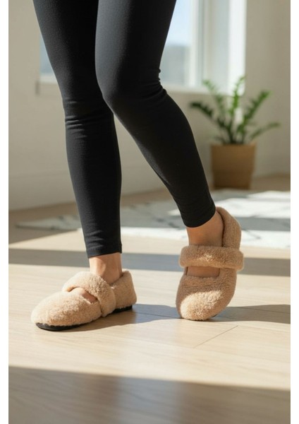 Peluş Kadın Ev Babeti Tüylü Yumuşak Taban Panduf fırsatları