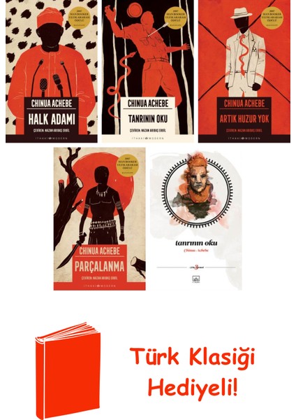 Chinua Achebe 5 Kitap Seti + Türk Klasiği Hediye