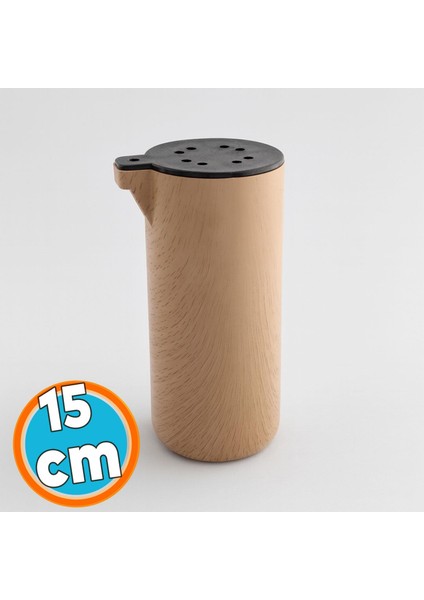 Mobilya Kanepe Koltuk Yatak Baza Yükseltme Ayağı Ayakları Plastik Kubik Kayın Beji 15 cm