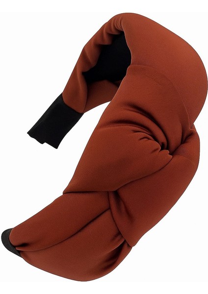 Geniş Band Düğümlü Saten Taç