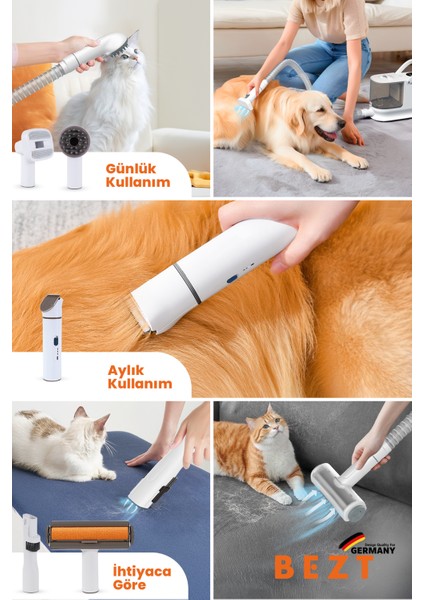 Pro Groom Evcil Hayvan Kedi Köpek Bakım seti