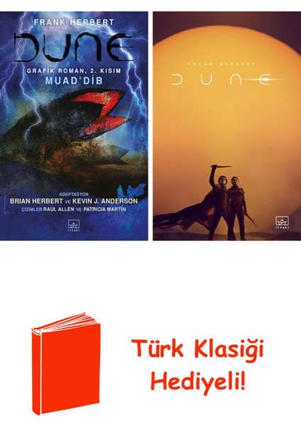 Frank Herbert 2 Kitap Seti + Türk Klasiği Hediye