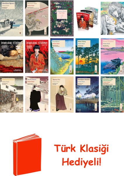 Osamu Dazai 15 Kitap Seti + Türk Klasiği Hediye