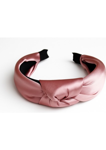 Geniş Band Düğümlü Saten Taç