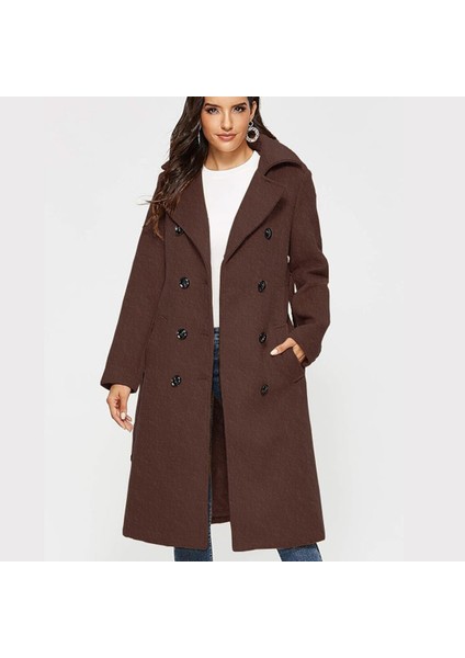 Kemer Detaylı Aksesuarlı Kaşe Kaban fırsatları