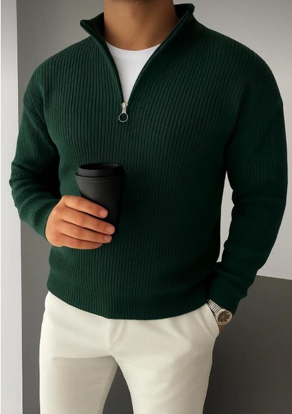 Erkek Selanik Dik Yaka Kaliteli Tarz Yeni Sezon Kazak