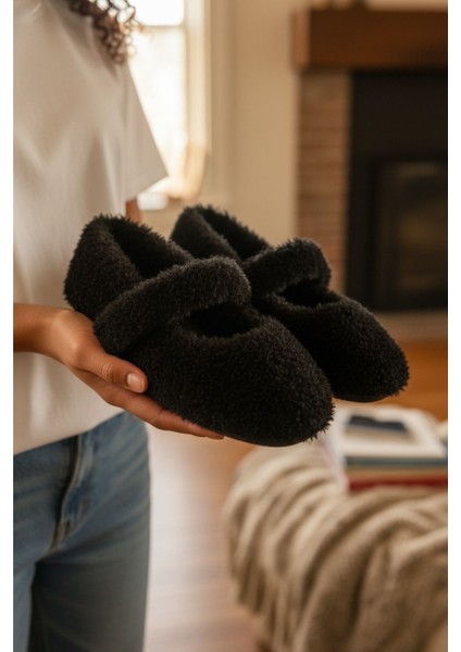 Peluş Kadın Ev Babeti Tüylü Yumuşak Taban Panduf fırsatları