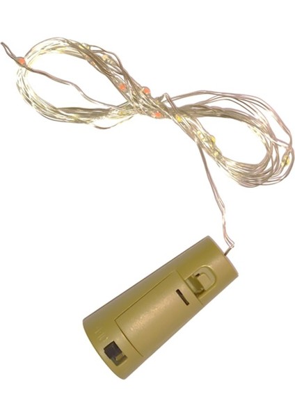 Mantar Şişe Ledi 2 Metre 20 LED Sarı Işık 5 Adet fiyatları