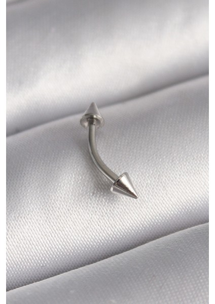 316L Çelik Gümüş Renk Çivi Model Piercing