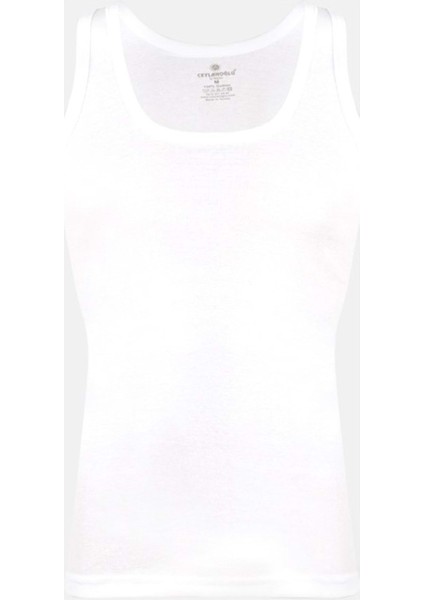 Ribana Erkek Atlet 023 (2 Paket) - Ceylanoğlu - 023 - Beyaz - ST00284-BEYAZ-3XL