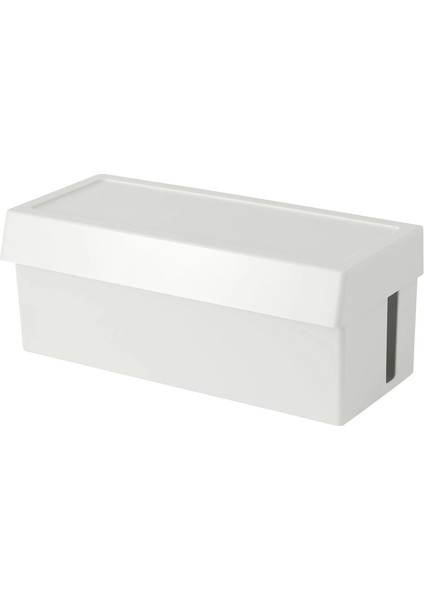 Sattıng Kablo Düzenleme Kutusu Beyaz 32 x 14 x 12 cm Kapaklı