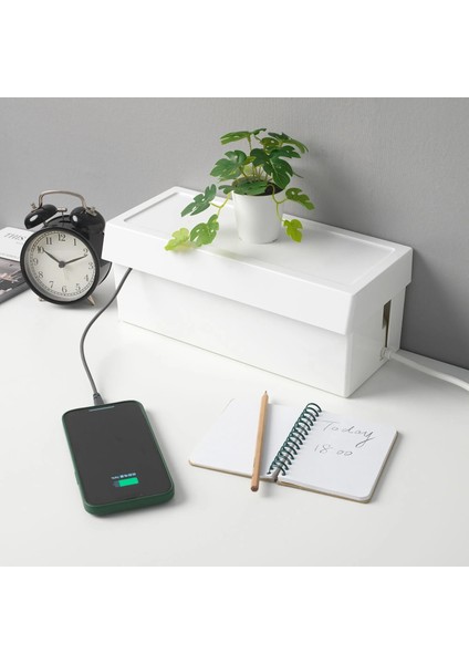 Sattıng Kablo Düzenleme Kutusu Beyaz 32 x 14 x 12 cm Kapaklı fiyatları